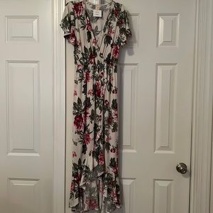 7th Ray Floral Wrap Dress Size S NWT